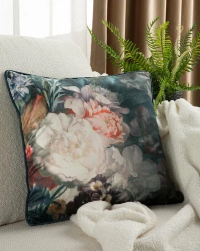 Декоративна велюрова наволочка Velvet 111 Eurofirany, - зелений