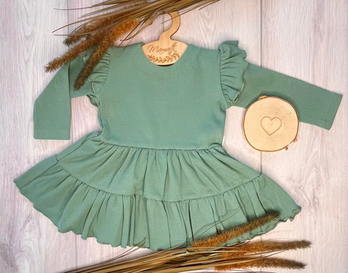 Mamatti SP505 Сукня для дівчинки з метеликами 97% бавовна