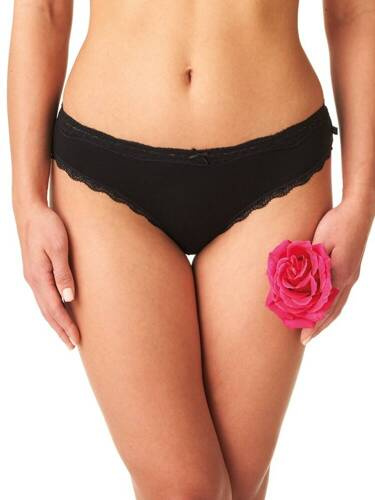 Жіночі трусики LPR 002 A'2  Key,- чорний