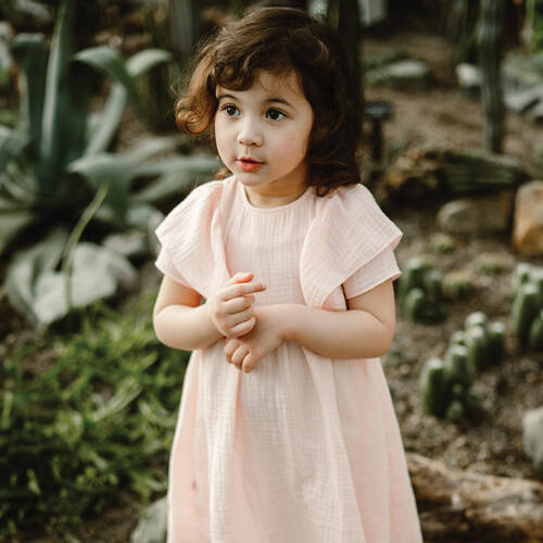 Сукня муслінова Strawberry & Love Eevi - світло-рожевий