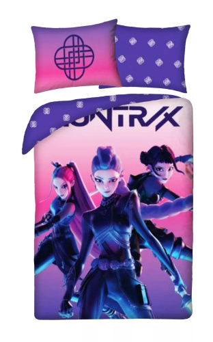Halantex Постільна білизна бавовняна K-POP Demon Hunters 04 140x200 70x90 Фіолетова