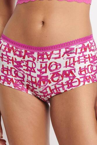 Набір трусиків-шортів жіночих 3шт. GO Crush Short C3P Sloggi, - червоний/рожевий