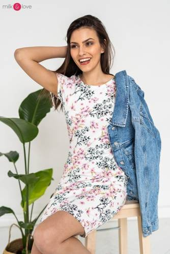 Плаття для грудного годування Milky Dress Milk&Love, - цвіт вишні