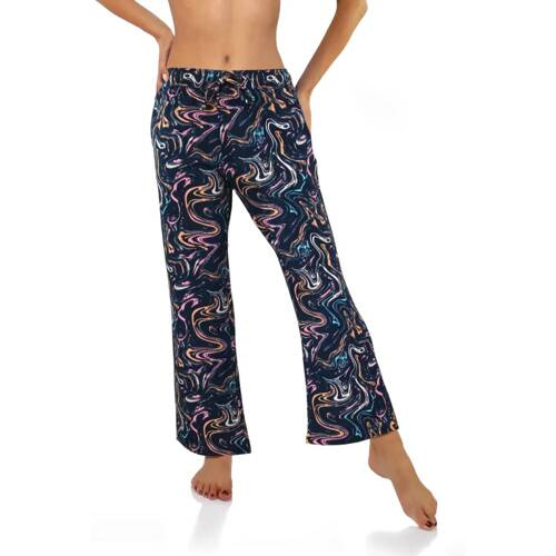 Жіночі піжамні штани 2585/02 Sesto Senzo,-темно-синій