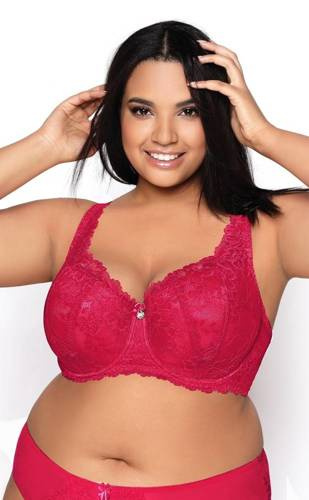 Бюстгальтер ущільнений Big M-053/22 Carmela Mat, - рубін