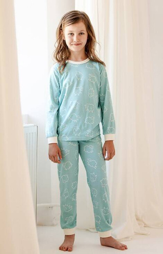 Піжама для дівчинки 3273 , 3274 Abi Taro, - бірюзовий
