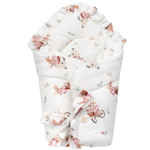 Конверт-ріжок для новонароджених бамбуковий 100%Travel Bunny Yosoy