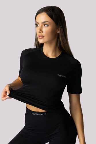 Термоактивна футболка жіноча Alpha Spaio black