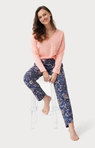 Піжама жіноча 614 Luna, - блакитний