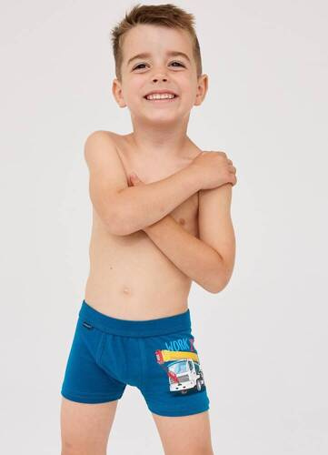 Боксерки для хлопчика 701/93 Work Zone Kids Boy Cornette, - морська хвиля
