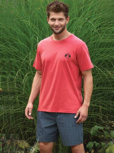 Піжама чоловіча MNS 251Key - бордовий