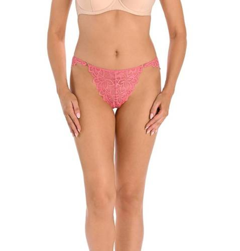 Трусики-бразиліана мереживні 3129 Lilian Teyli, - кораловий