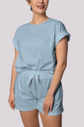 Піжама жіноча Bliss shortsleeve Mona,- світло-блакитний