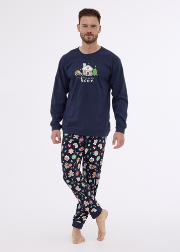 Піжама чоловіча 115/256 Home Cornette, - темно-синій