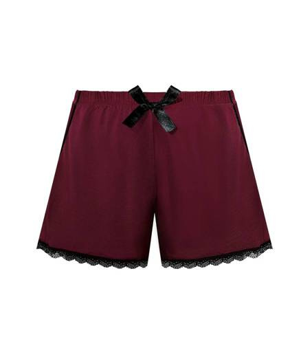 Піжамні шорти Margot Mix&Match Nipplех,- бургунді
