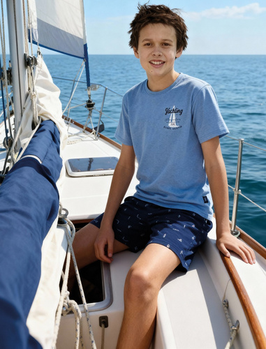 Дитяча піжама для хлопчика Cornette Young Boy 790/127 Pacific синя