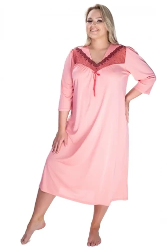 Нічна сорочка жіноча 86585 Diana Love Mewa, - кораловий