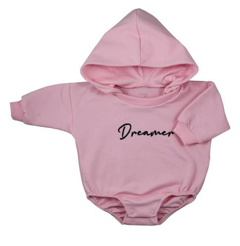 Дитяче боді з капюшоном Dreamer Koala, - світло-рожевий