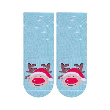 Шкарпетки дитячі Art.138 Cotton Candy Steven, - блакитні129