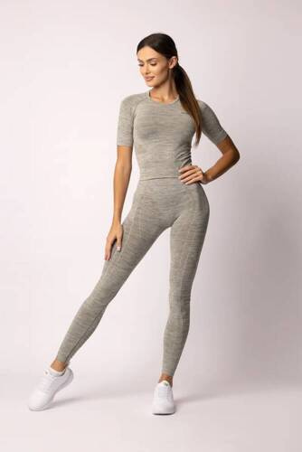 Спортивний лонгслів жіночий Melange Rashguard Spaio, - хакі