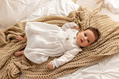 Дитяча муслінова сукня 40235E "Just Muslin" Makoma, -екрю