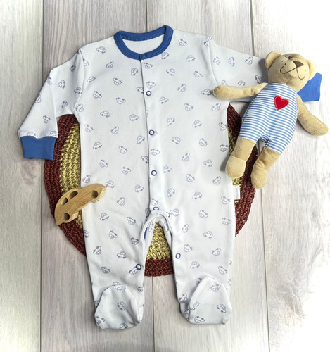 Бавовняний дитячий комбінезон Mamatti PA15640 гарбуски