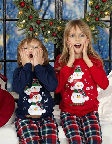 Піжама для хлопчика 593/154 966/154 Snowman 2 Cornette, - темно-синій