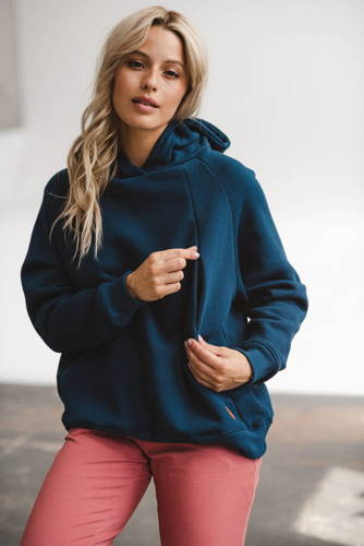 Худі для грудного годування Motherhood Milk&Love oversize, - poseidon-