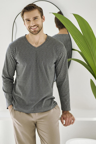 Піжама чоловіча  Luca 3481  Taro, - сірий