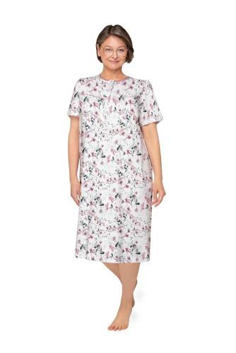 Нічна сорочка жіноча 203 Bogna I на гудзиках Martel,- блакитний