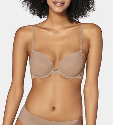 Бюстгальтер push up Lovely Micro WHUM Triumph, - бежевий