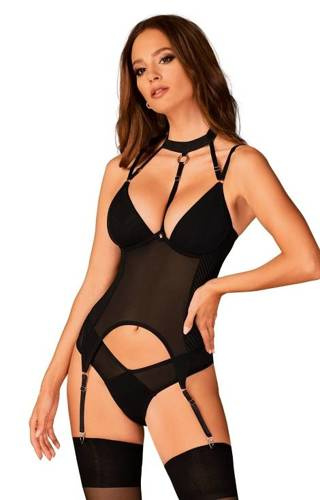 Жіночий корсет Brasica Gorset Obsessive, - чорний