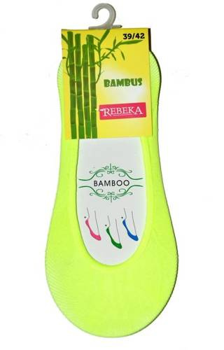 Жіночі бамбукові шкарпетки-сліди 10784 Bambus Baleriny Rebeka, - жовтий