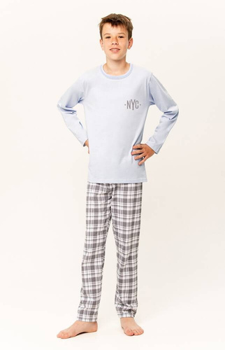 Піжама для хлопця  Ollie 3318 Taro, - блакитний