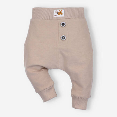 Дитячі штанці з органічної бавовни ABN-4581/KAW Nini, - бежевий