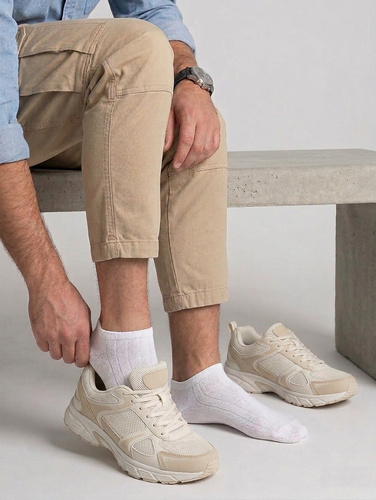 Чоловічі сліди Noviti ST075 з силіконом не сповзають white