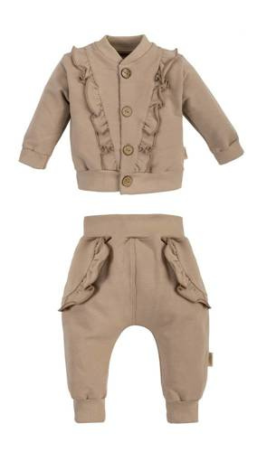 Костюмчик дитячий "Girl Latte" Makoma, - коричневий