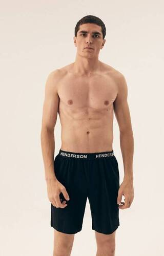 Чоловічі піжамні шорти 42697 Select Henderson,- чорний