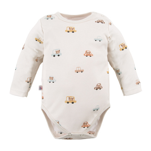 Дитяче боді з довгим рукавом Hearts & Bears Eevi, - екрю