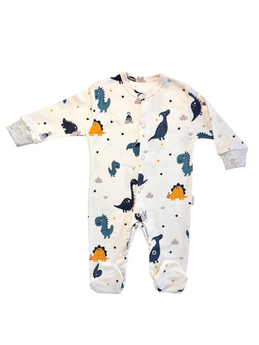 Дитячий чоловічок Mamatti PA15540 – з візерунком, для хлопчика, на кнопках