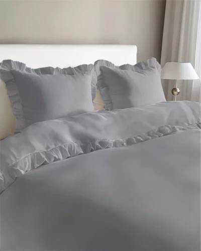 Постільний комплект з бавовни Pure 23 Detexpol, - світло-сірий
