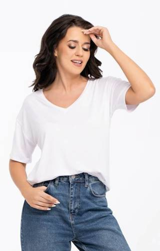 Жіноча кофта Patty з коротким рукавом Babell, - білий