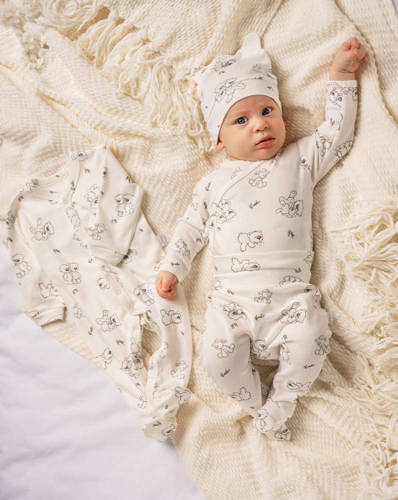 Комплект одягу для немовлят 4700 20 "Basic" Nicol, - кремовий