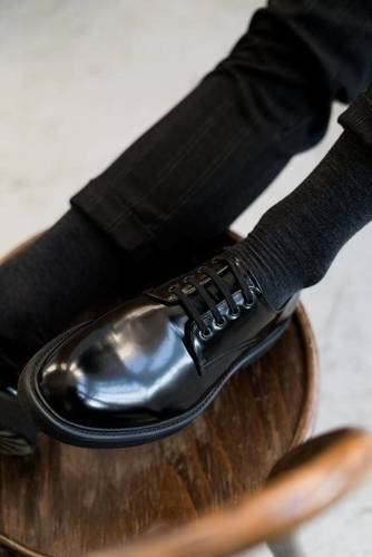 Шкарпетки чоловічі з вовни мериноса Art.130 Wool Steven - 002 сірий меланж