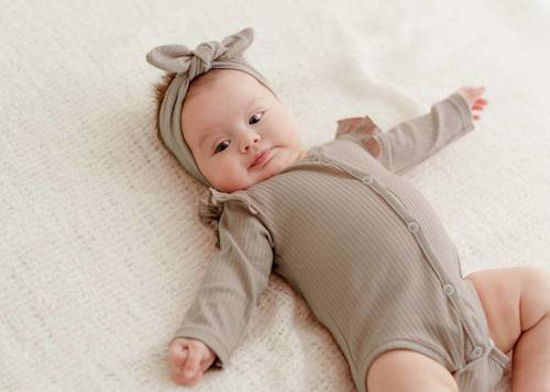 Дитяче боді на кнопочках Basic Koala, - бежевий