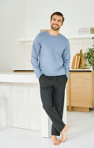 Чоловіча піжама Taro Lorenzo 3474 – Бавовна, довгі штани, кишені