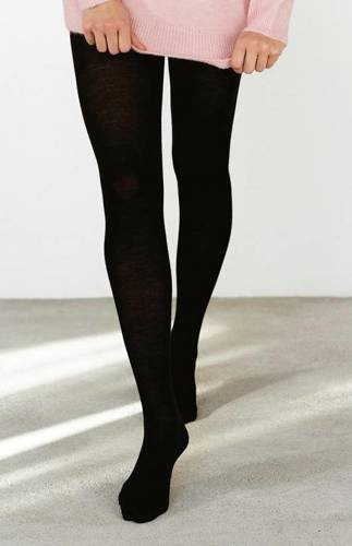 Шерстяні колготки жіночі Art.130 Merino Wool Steven - чорний