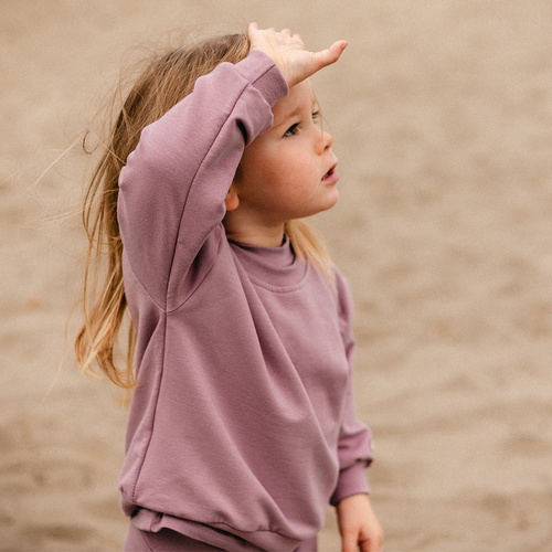 Дитяча кофта oversize Simply Comfy Eevi – 100% бавовна, бежевий колір