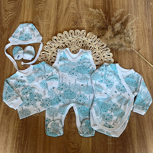 Комплект одягу для новонароджених WP437 "Forest" Mamatti