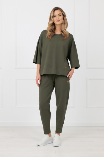 Штани Kaori Italian Fashion 220 г/м² бавовна еластан